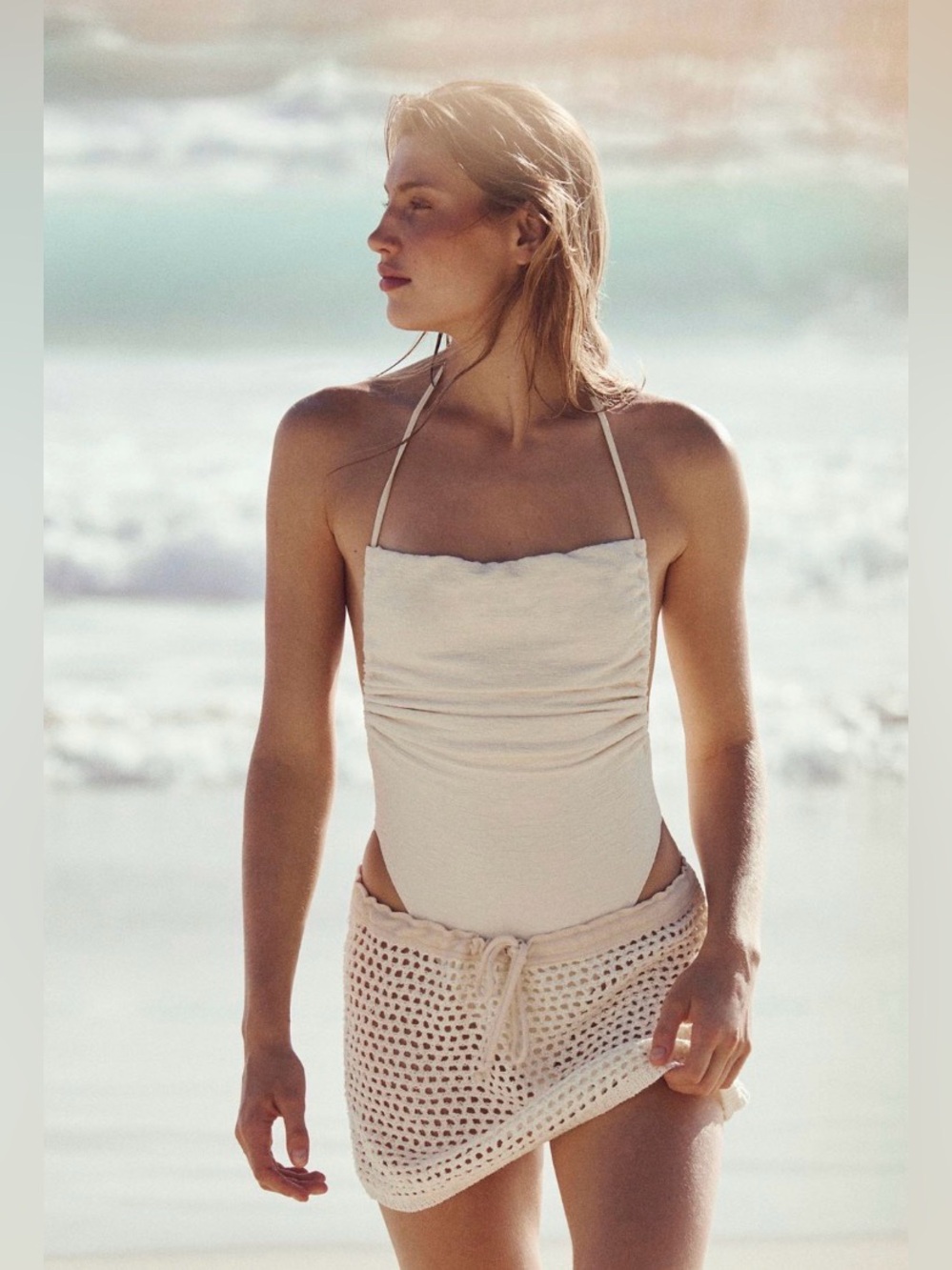 Free People| Glimmer Fauxchet Skirt